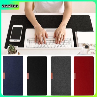 seekee - alfombrilla de ratón moderna para teclado suave, alfombrilla de escritorio, mesa de oficina, fieltro de lana, colorido, ordenador portátil, cojín multicolor