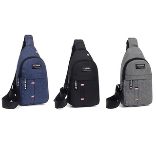 hombres bolsa de pecho diagonal bolsa de viaje pequeña mochila deportiva bolsa de hombro bolsa de mensajero