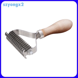 [Szyongx2] Cepillo de aseo para mascotas, peine seguro, rastrillo para cabello