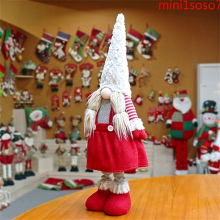cod muñeca retráctil sin cara muñeca de navidad gnome santa claus decoración de navidad suministros minis1oso7