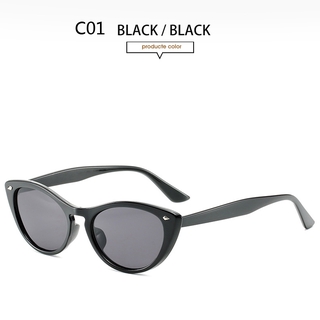 Moda Retro pequeño marco Cateye mujeres gafas de sol marca de lujo clásico al aire libre gafas de sol UV400 Sexy (3)