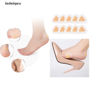 isdeiqsu 10PCS Gel Heel Insoles Pain Relief Cushion Anti-wear Adhesive Feet Care Pads CO