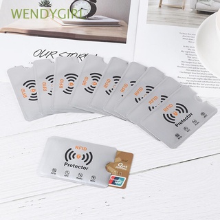 10 pzs tarjeta De Crédito para Evitar escaneo De aluminio/estuche para tarjetas bancarias/protector De tarjetas protectoras