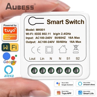 16A/10A Zigbee Mini Tuya Wifi Smart Switch Funciona Con Google Home Alexa