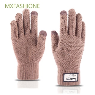 Mxfashione guantes De malla Para hombre/lana cálida a prueba De viento a prueba De frío Para invierno/Multicolorido