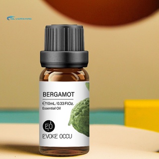 stock 10ml aceite esencial de bergamota mejorar la calidad del sueño aliviar estrés extracto de plantas fragancia aceites con gotero