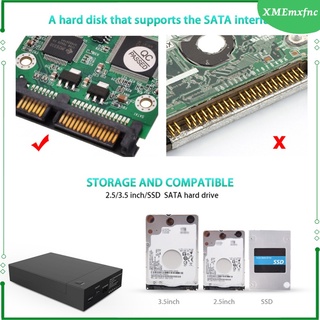 USB 3.0 External 2.5 \\\"3.5\\\" SATA Hard Disk Drive Enclosure HDD SSD Enclosure (8)