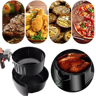ethmfirm - cesta universal para freidora de aire (2,6 l, utensilios de cocina, utensilios de cocina, aceite, 3,5 l, lavavajillas frito, accesorios de freír antiadherentes) (4)
