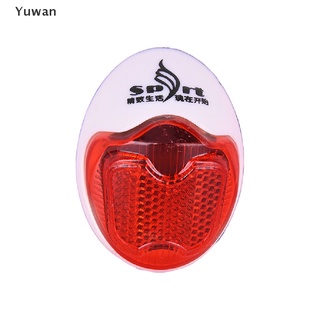 <YW> Bicycle Bike Rear Fender Safety Warnning Reflector Tail Cycling Warning Light Ready Stock