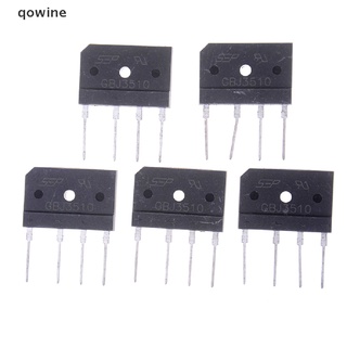 qowine 5 piezas gbj3510 35a 1000 v diodo bridge rectificador co