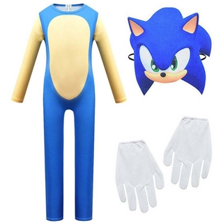 Ropa para niños/niñas Sonic The Hedgehog/mono Fancy Dress Cosplay Halloween