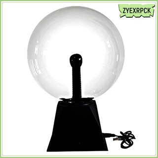 8\\\\" bola de plasma globo brillo luz sonido táctil sensible brillante lámpara de mesa (4)