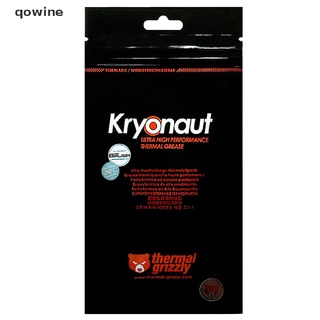 Qowine Thermal Grizzly Kryonaut 12.5W/m.k Conductive Heatsink Plaster Cooler With CO