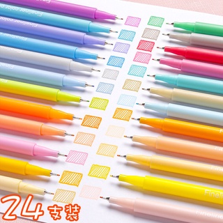 Bolígrafo de gel de jugo Cuenta de mano de 12 colores Línea