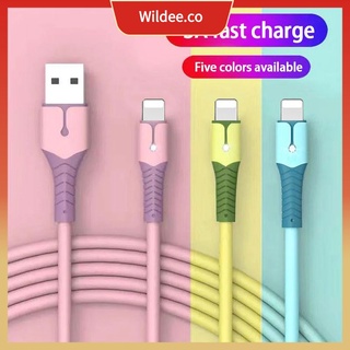 [auricular bluetooth] cable de carga usb para iphone/silicona líquida/cargador de datos/usb wildee.co
