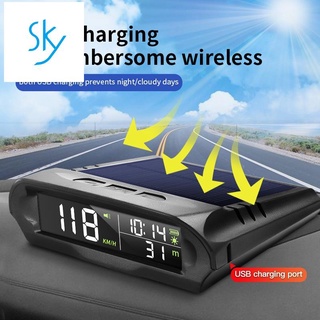 X98 Medidor Digital Universal Hud Para coche con pantalla De alarma/distancia/Velocímetro/Gps
