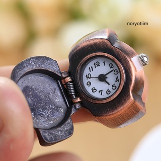 Sh reloj De pulsera Vintage De cuarzo con calavera y anillo De Dedo para hombre (3)
