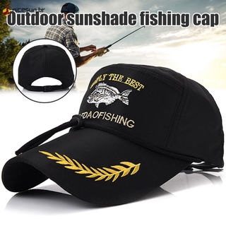 gorra de pesca para hombre con estampado de peces/gorra de pesca/golf/caza
