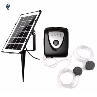 Generador De Oxígeno Solar , Bomba , Acuario Tanque De Peces Kit De Aire Para Aumentar El En Al Libre Estanque Piscina Jardín (1)