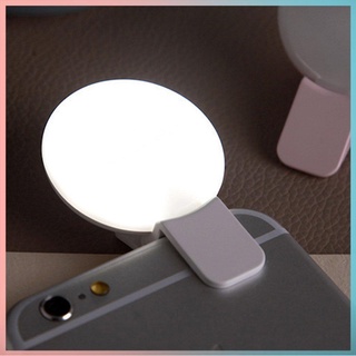 mc selfie led anillo de luz flash portátil teléfono selfie lámpara de clip luminoso