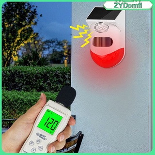 Waterproof Solar Alarm Infrared Motion Sensor Detector Sound Alarm System (2)