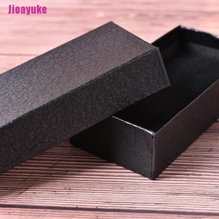 [Jioayuke] rectángulo negro reloj embalaje caja de regalo caja de accesorios de joyería caja (3)