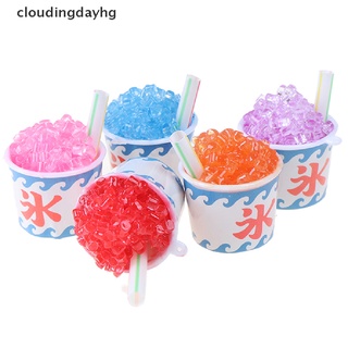 cloudingdayhg 1pc casa de muñecas miniatura tazas de hielo modelo de los niños pretender juego de alimentos casa de juguetes juguetes de productos populares