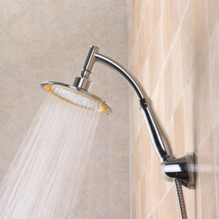 0824# 6" Adjustable High Pressure Round Rainfall Sprayer Top Bathroom Shower Head