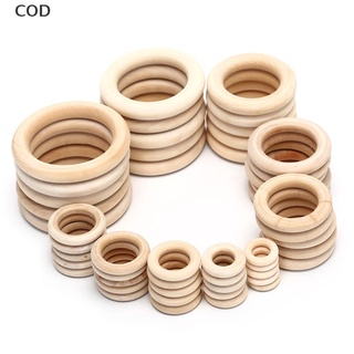 [cod] 1 bolsa de cuentas de madera natural círculos de madera anillo de madera diy joyería hacer manualidades diy caliente