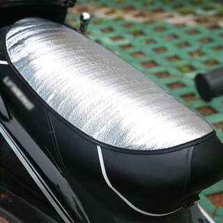 1pc plata papel de aluminio de la motocicleta protector solar almohadilla parasol almohadilla de aislamiento almohadilla 100% nuevo y de alta calidad