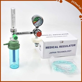 regulador de presión de oxígeno regulador medidor de flujo inhalador g5/8 0-10l/min