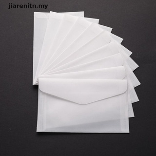 Jiar 10 pzs/lote sobres de papel semitransparente para tarjetas postales DIY almacenamiento MY (8)