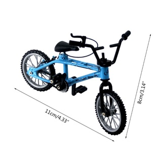DEN Mini Dedo Juguetes De Bicicleta De Aleación Miniatura MTB Modelo DIY Simulación Creativa Ciclismo De Montaña Niños Educativos (2)