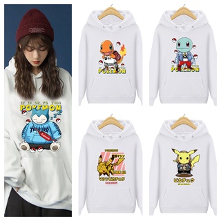 De Dibujos Animados Pokemon Sudadera Con Capucha Pikachu Unisex Suelto Casual Camiseta De Los Amantes De La Moda Pareja