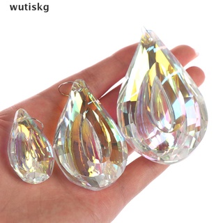 Wutiskg 1X Colorful Chandelier Glass Crystals Lamp Prisms Parts Hanging Drops Pendants CO (2)