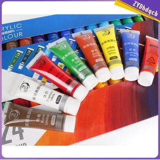 24colors 15ml pintura acrílica pigmento arte artesanía diy dibujo colorear suministros