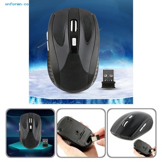 onformn Glossy Remote Mouse 2.4G Wireless Mouse USB Receiver Noiseless for Laptop