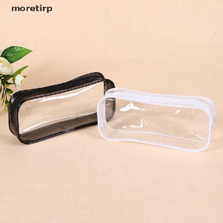 moretirp - estuche transparente de plástico suave para estudiantes, pvc, bolsa transparente