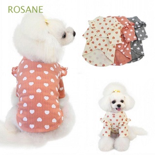 ROSANE Multi-sizes Cat Outfits Cotton Dog Clothes Cat Apparel Pet Jacket Easy Put on/off 1 pcs Dog Costumes Soft for Small ,Middle Pet Dog Sweater/Multicolor