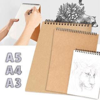 Portátil A5\ 30 hojas artista cubierta dura boceto papel cuaderno de dibujo libro de dibujo suministros de arte elegante