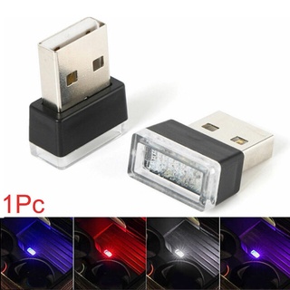 [remiel] 1 pza Mini luz LED USB Flexible/lámpara colorida para coche Atmosphe