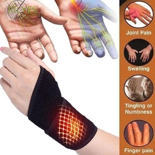 RILYES Fitness Wrist Support Tenosynovitis Wrist Wraps Bandages Carpal Tunnel Sport Safety Accessories Brace Wrap Carpal Wristband Magnetic Therapy Self-Heating Heated Hand Warmer Brace Strap/Multicolor