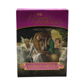 Qq* The Romance Angels Oracle Cards versión en inglés 44 cartas baraja Tarot leer destino adivinación juego de mesa (3)