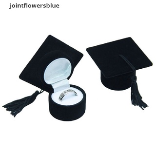 jbco 1pcs joyero caja de almacenamiento de grado sombrero anillo titular para la ceremonia de graduación jalea