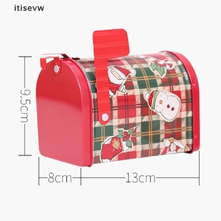 itisevw buzón de navidad bolsa de regalo de los niños caja de caramelos fiesta fiesta decoración del hogar co