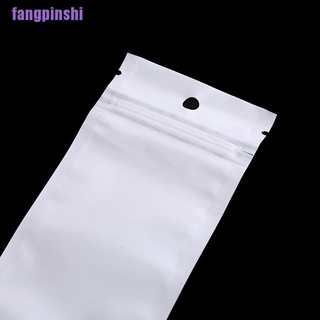 [SHI]100pcs 6*22 cierre de cremallera blanco transparente bolsa de plástico resellable colgante agujero bolsa de almacenamiento (3)