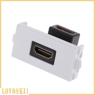 [Lovoski1] módulo de enchufe de pared HDMI Universal con conector de 90 grados directamente enchufe (1)