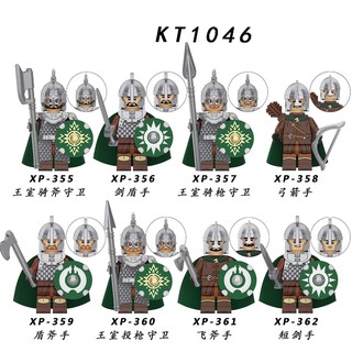 Minifiguras De Caballero Medieval Rohan Compatible Con Lego Señor De Los Anillos Bloques De Construcción Juguetes Para Niños KT1046