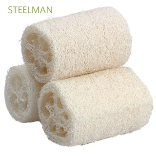 STEELMAN 3 piezas esponja de ducha esponja de baño esponja de masaje esponja de masaje corporal ducha Natural Luffa masaje de baño Loofah