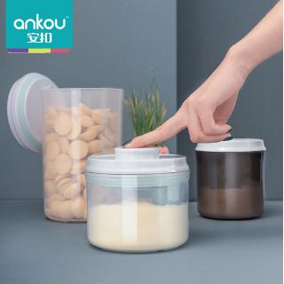 Ankou marca protección UV recipiente hermético de leche en polvo recipiente de leche en polvo latas de almacenamiento de alimentos y dispensadores libres de BPA 1500ML